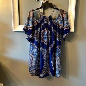 Open Shoulder Midi Dress